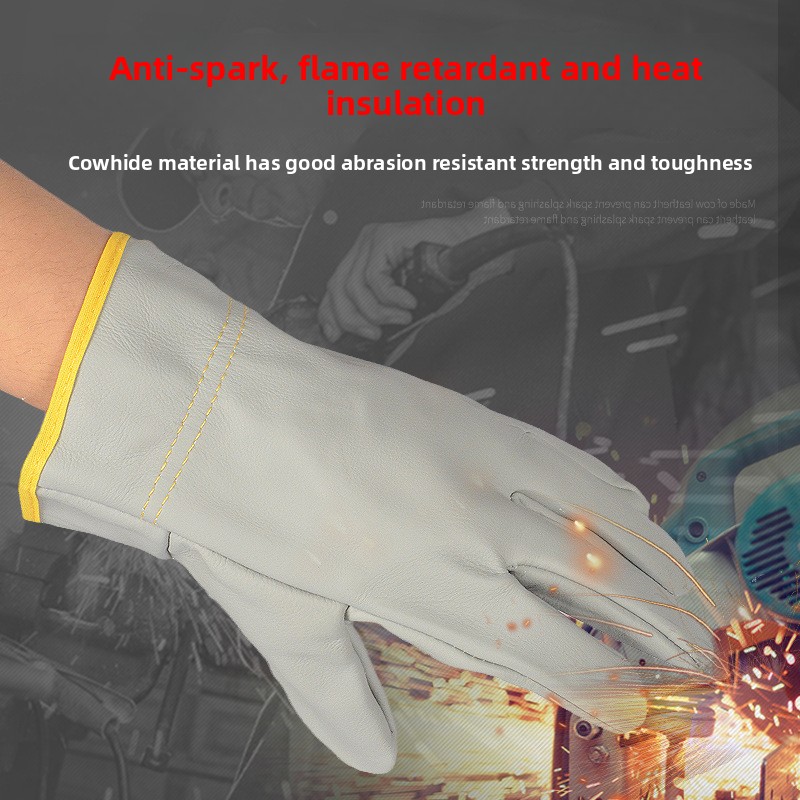Cowhide Welding Gloves - Short - đánh giá và giá Heat Resistant Glove