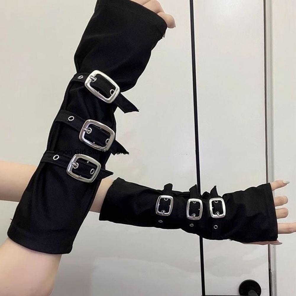 Goth Arm Warmers Fingerless Gl - đánh giá và giá Fingerless Glove Knit