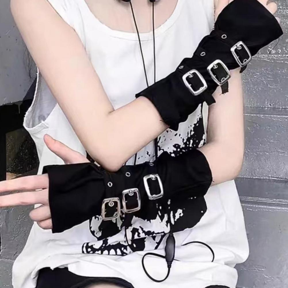 Goth Arm Warmers Fingerless Gl - đánh giá và giá Fingerless Glove Knit