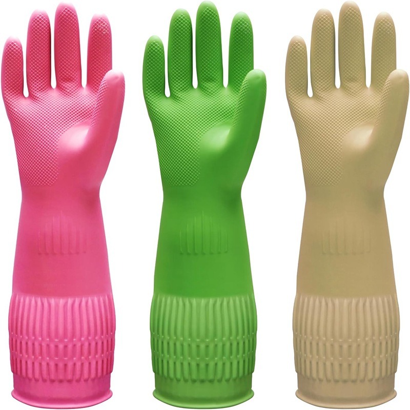 1Pair Lengthen Dishwashing Cle - đánh giá và giá Rubber Glove Cleaning