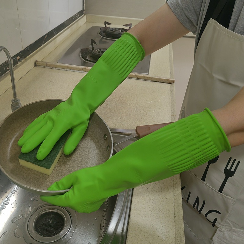 1Pair Lengthen Dishwashing Cle - đánh giá và giá Rubber Glove Cleaning