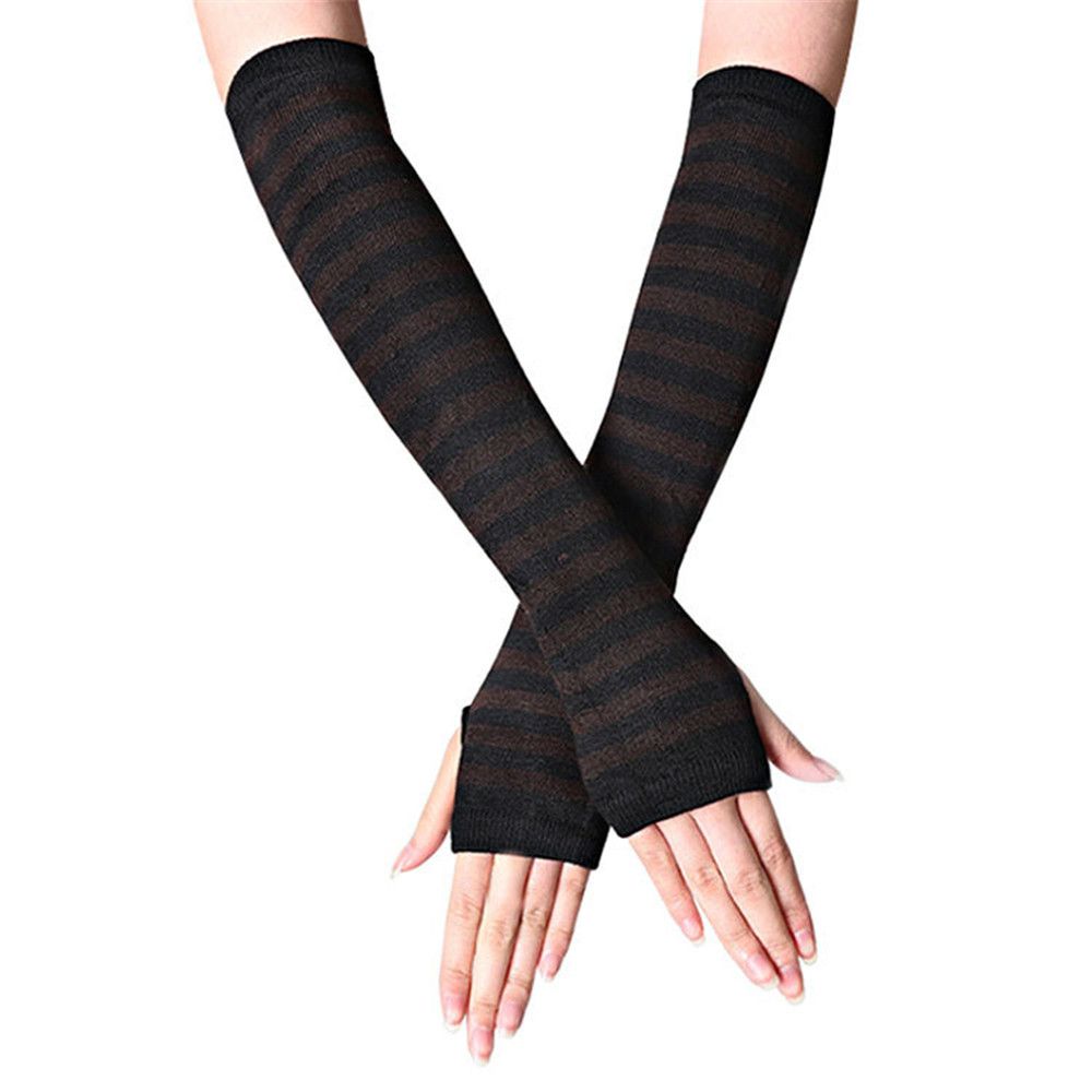 Women Girls Arm Cover Long Sle - đánh giá và giá Fingerless Glove Knit